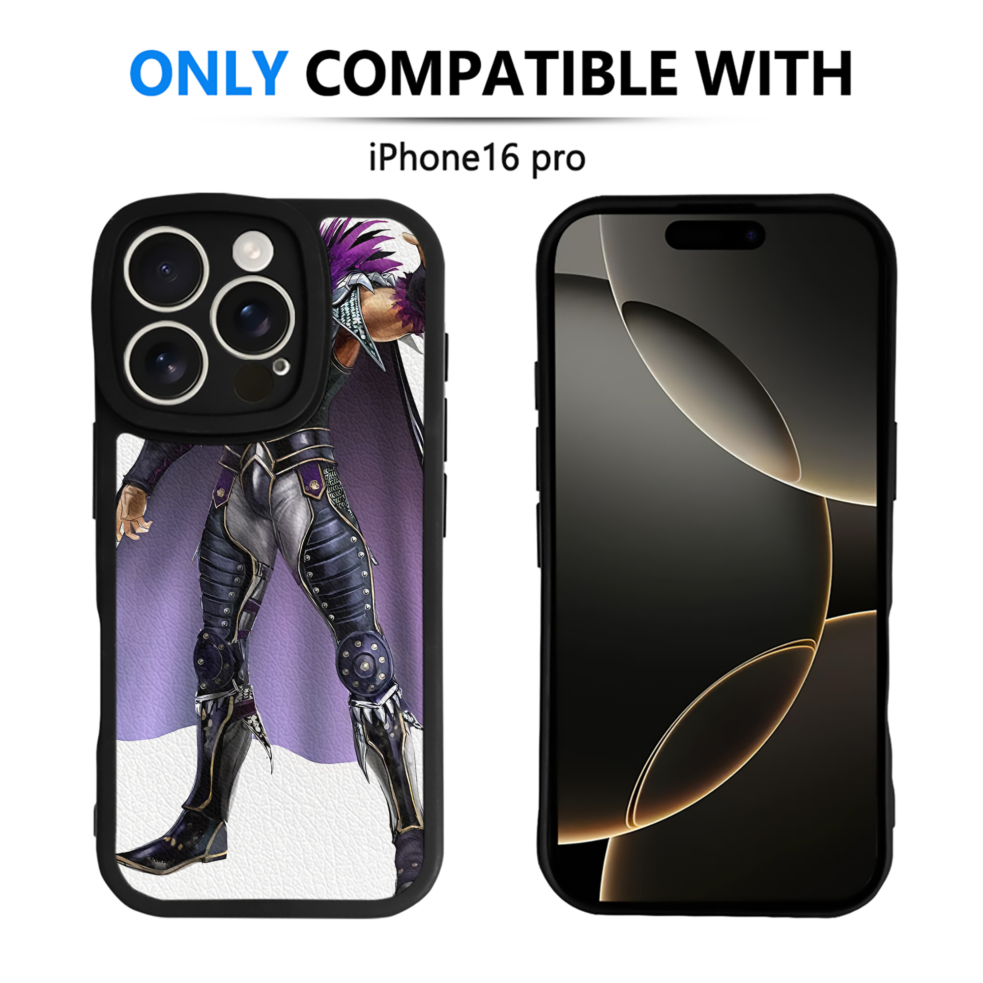 （画像用） 北斗の拳 Fist of the North Star 【iPhone 16シリーズ対応】シリコンスマホケース（レザー調） 材質：シリコン